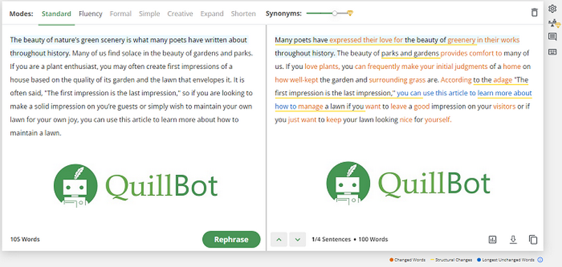 Hướng dẫn sử dụng QuillBot.com hiệu quả